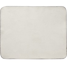 Tapis de bain Romance 55 x 65 cm gris argent-thumb-1