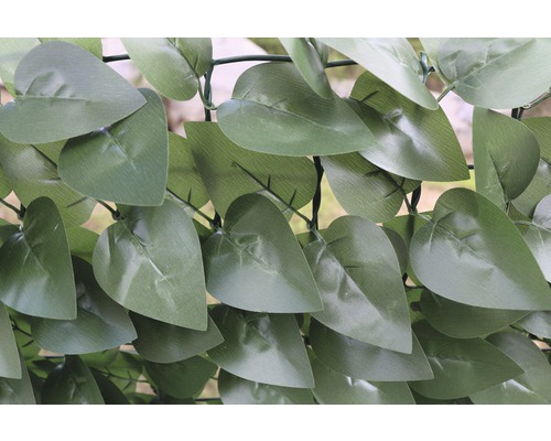 Clôture de lierre artificielle avec feuilles