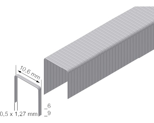 Drahtklammern Typ 53, 10,6 mm