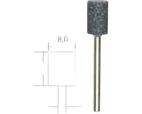 Meule abrasive de 8 millimètres de diamètre