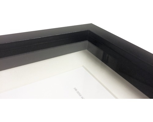 Nahaufnahme eines schwarzen Bilderrahmens