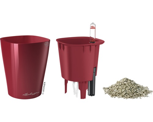 Lechuza Classico 21 pot de fleurs avec système d''irrigation et substrat de plantation