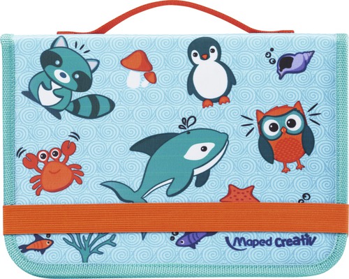 Mäppchen mit Tiermotiven und Gummibandverschluss