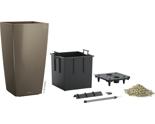 Pot de fleurs Lechuza Classico avec système d''irrigation et accessoires