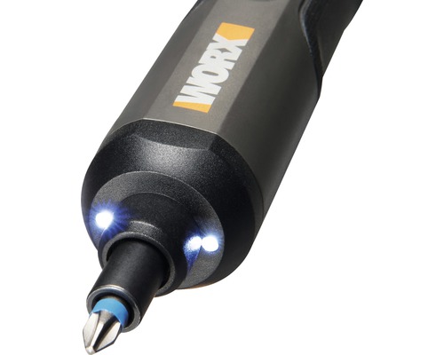 Worx Akku-Schraubendreher mit LED-Leuchten