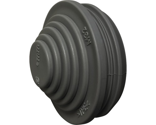 Grauer Kabeldurchgang aus Kunststoff