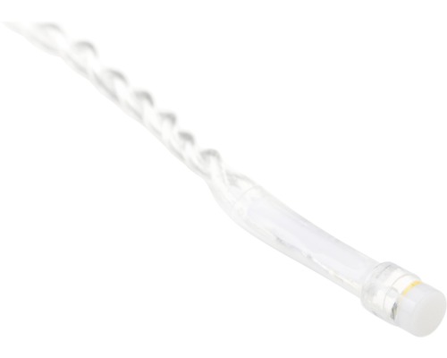 Guirlande lumineuse à LED, câble transparent