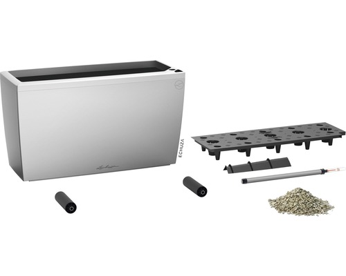 Echtholz Pflanzkasten mit Bewässerungssystem und Zubehör