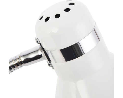 Détail d''une lampe de bureau avec support flexible