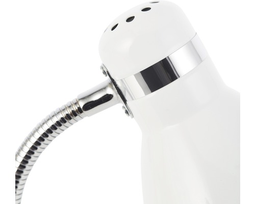 Vue détaillée d''une lampe de bureau avec bras flexible