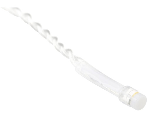 Guirlande lumineuse LED avec câble transparent