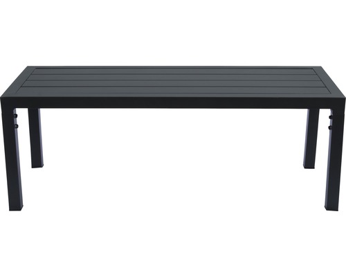Rechteckiger Gartentisch aus Aluminium