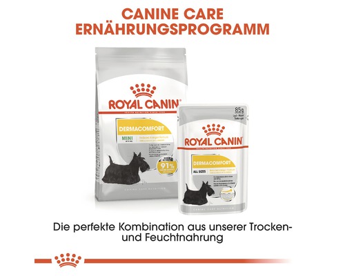 Royal Canin Dermacomfort Hundenahrung für kleine und mittelgroße Hunde