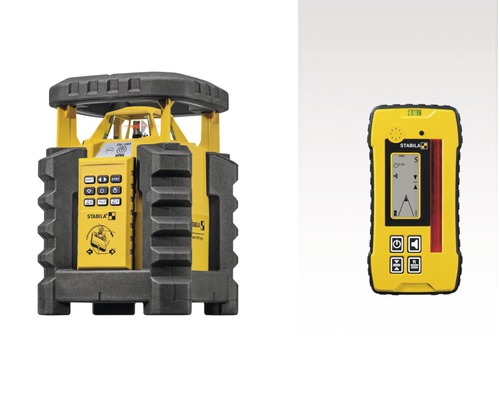 Laser rotatif avec récepteur pour travaux de nivellement
