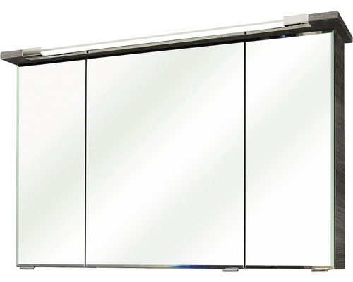 Armoire de toilette à trois portes avec éclairage