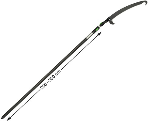 Hochentaster mit einer Länge von 200 bis 350 Zentimetern.