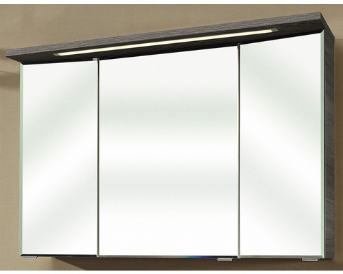 Spiegelschrank mit drei Türen und Beleuchtung