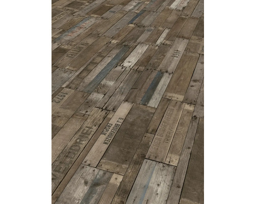 Plancher en bois avec impression