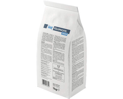 Knauf Füllspachtel Innen, 1 Kilogramm, zur Anwendung im Innenbereich