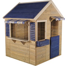 Spielhaus aus Holz mit Fenster und Tür