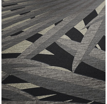 Gros plan d''un papier peint gris avec un motif abstrait