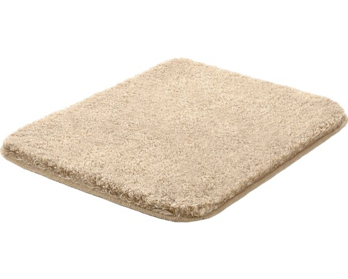 Tapis de bain rectangulaire à poils
