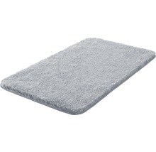 Badteppich Grund Melange 80 x 140 cm silbergrau