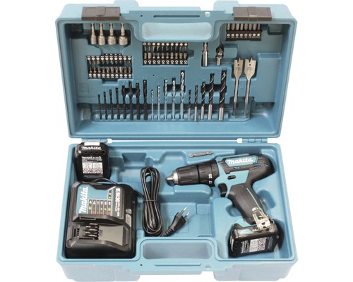 perceuse a percussion + coffret 100 embouts makita