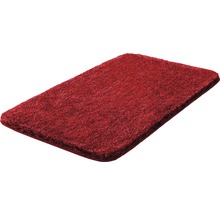 Badteppich Grund Melange 80 x 140 cm rubin