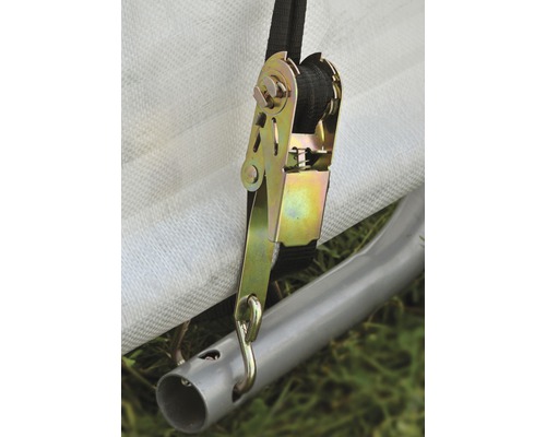 Sangle d''arrimage avec cliquet pour fixer une bâche