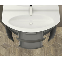 Meuble sous-vasque Eden 90 cm gris taupe