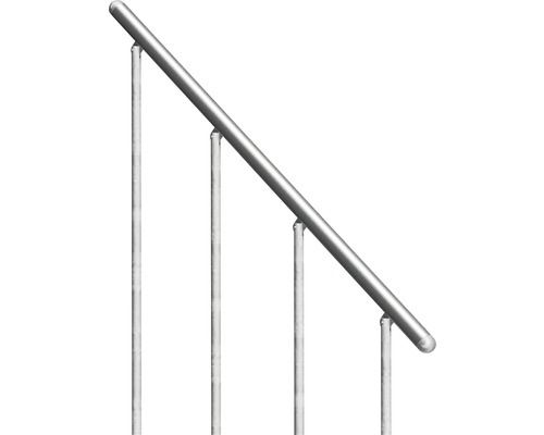 Metallgeländer mit drei Stützen für Treppen und ähnliche Anwendungen