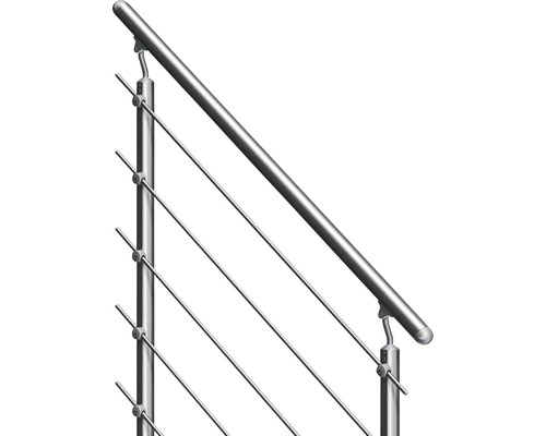 Garde-corps en acier inoxydable avec câbles métalliques pour l''intérieur et l''extérieur.