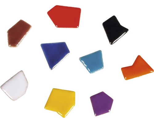 Tuiles de mosaïque multicolores