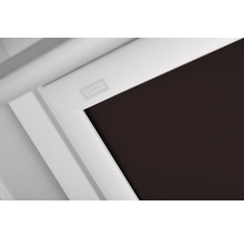 Store occultant VELUX marron foncé à commande manuelle cadre blanc DKL M04 4559SWL-thumb-5