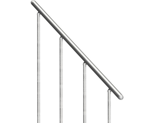 Edelstahlgeländer mit drei Pfosten