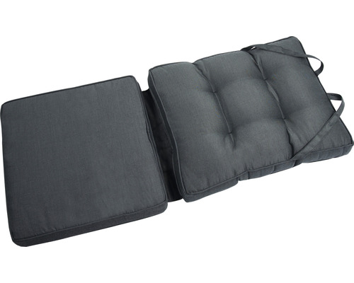 Coussin de banc rembourré avec des sangles de fixation