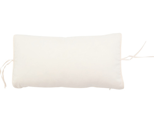 Coussin rectangulaire avec des cordons