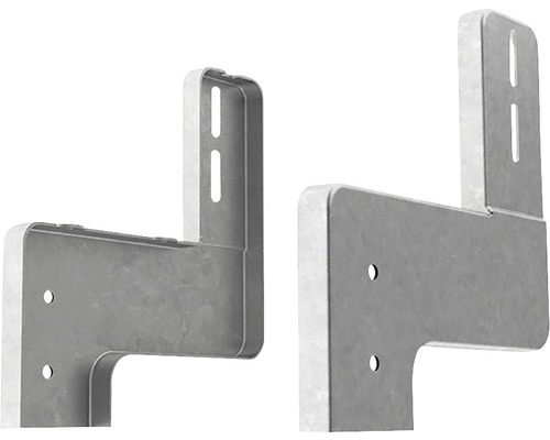 Metallwinkel mit Befestigungslöchern