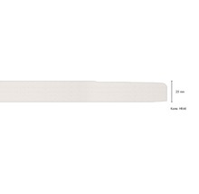 Baguette profilée d''une hauteur de 25 mm et bord HRAK.