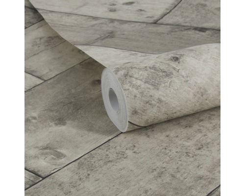 Tapetenrolle mit Holzoptik