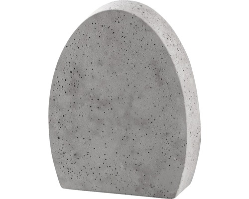 Halbkreisförmige Dekofigur aus Beton