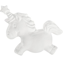Einhorn aus Gips zum Bemalen