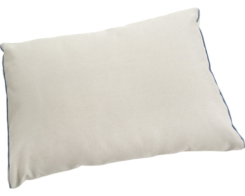 Coussin avec passepoil de couleur différente