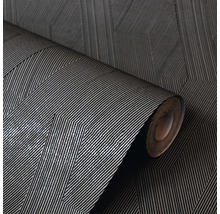 Rouleau de papier peint à motif graphique rayé