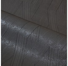 Papier peint à rayures et formes géométriques