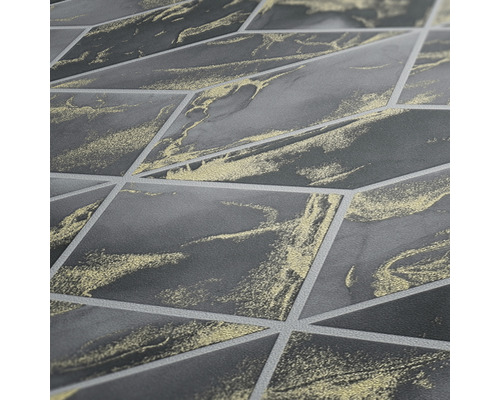 Papier peint avec motif géométrique en marbre