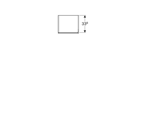 Représentation carrée d''une unité de mesure de 338.