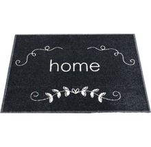 Fußmatte mit der Aufschrift ''Home'' und dekorativen Elementen