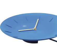 Horloge murale Bowl turquoise 30x40 cm